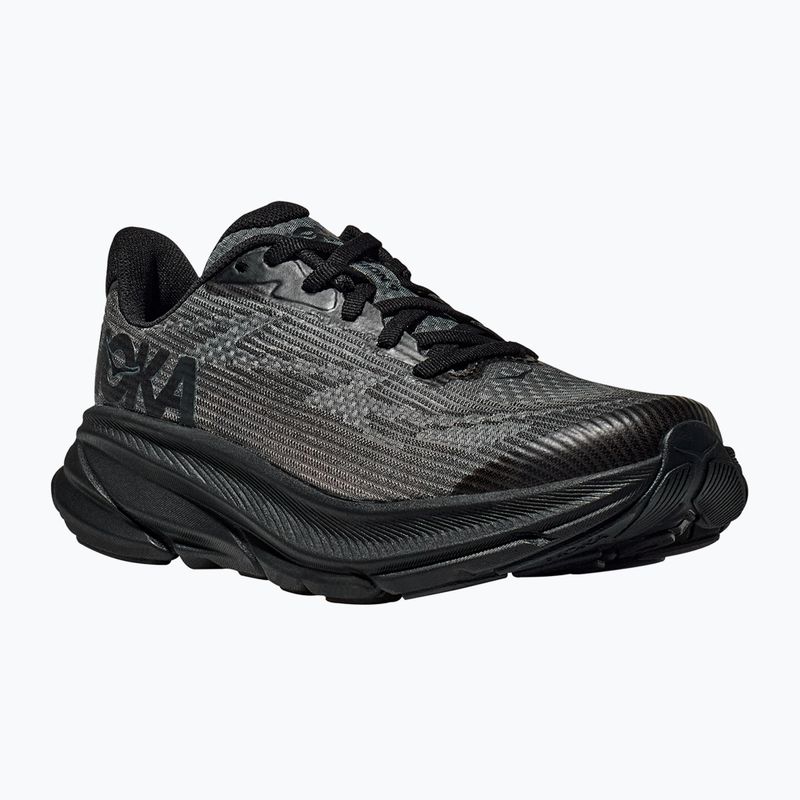 Buty do biegania dziecięce HOKA Clifton 9 black/carbon black 8