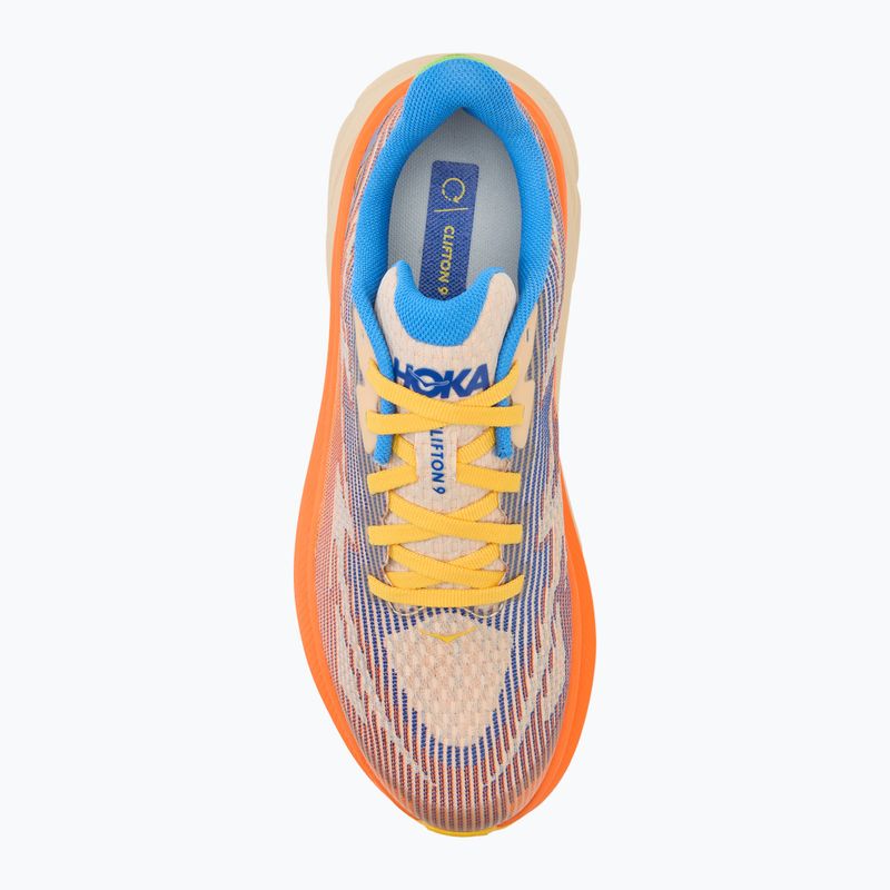 Buty do biegania dziecięce HOKA Clifton 9 ultramarine/electric tangerine 5