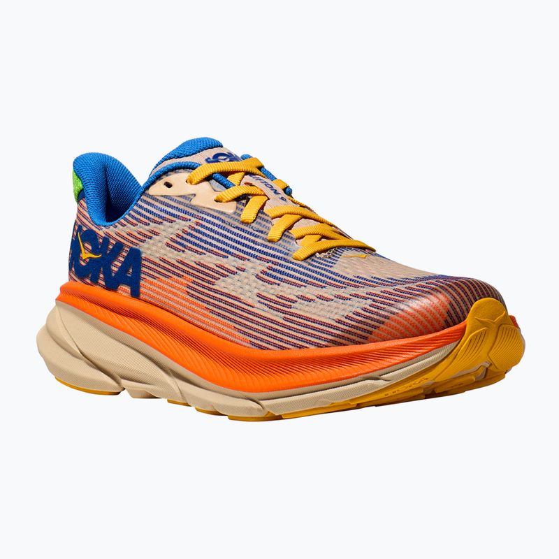 Buty do biegania dziecięce HOKA Clifton 9 ultramarine/electric tangerine 8