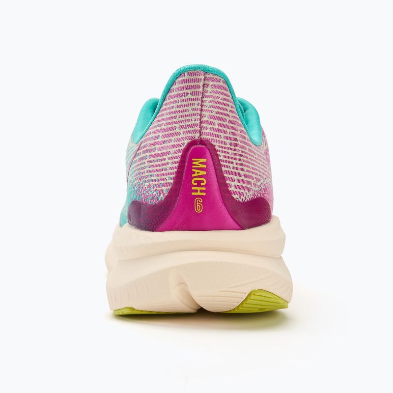 Buty do biegania dziecięce HOKA Mach 6 fuchsia/electric aqua 6