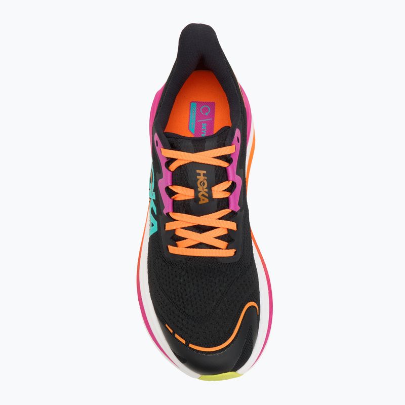 Buty do biegania męskie HOKA Skyward X black/electric aqua 5