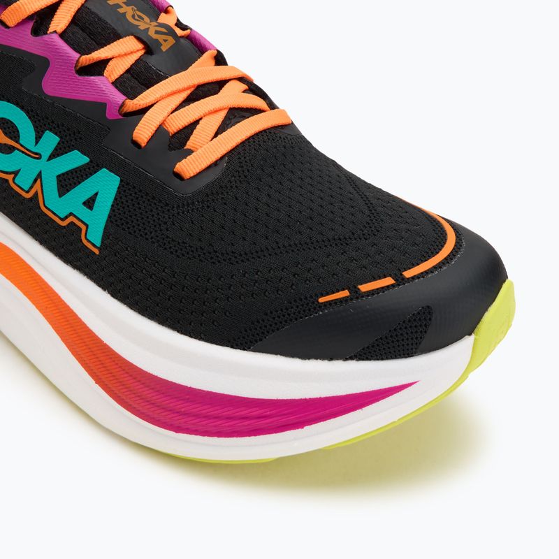Buty do biegania męskie HOKA Skyward X black/electric aqua 7