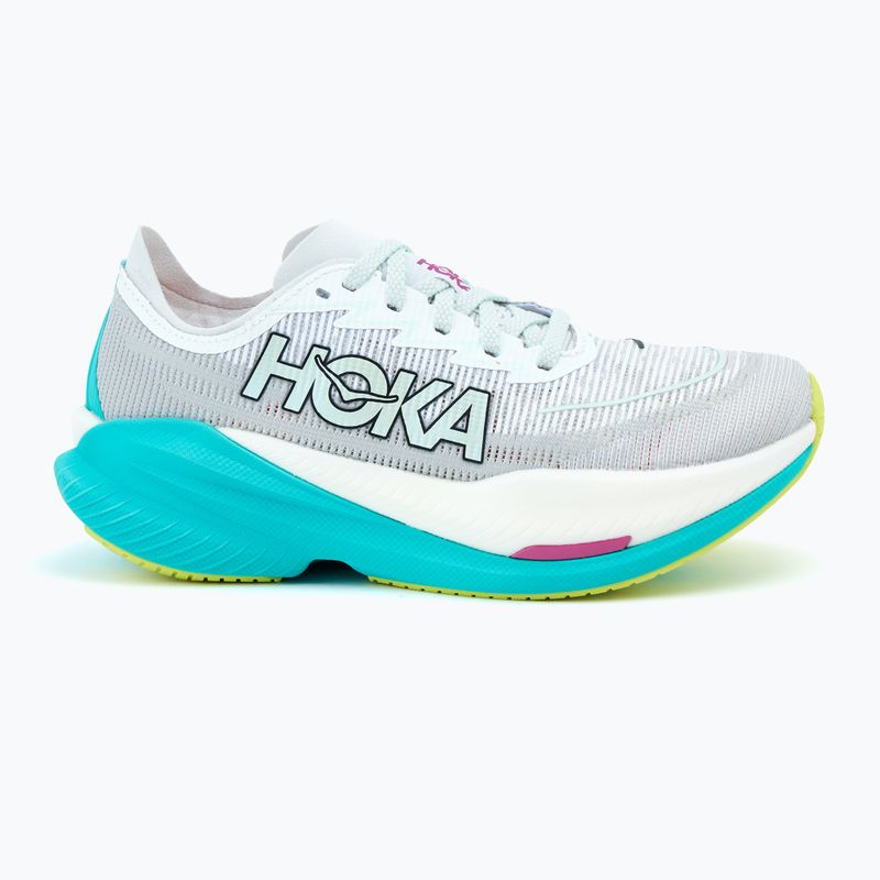 Buty do biegania damskie HOKA Mach X 2 frost/electric aqua 2