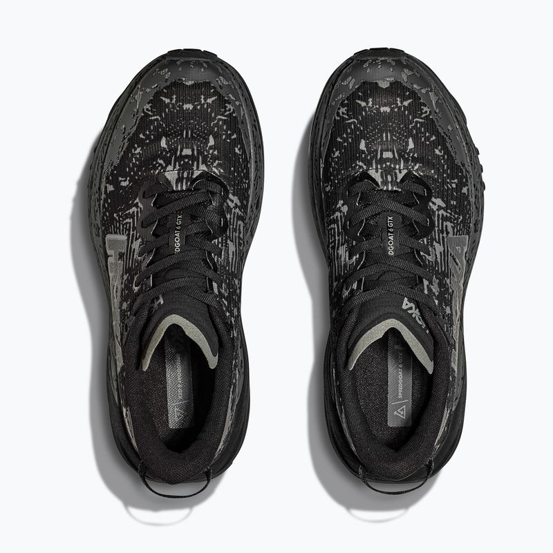 Buty do biegania damskie HOKA Speedgoat 6 GTX Wide black/alabaster 8