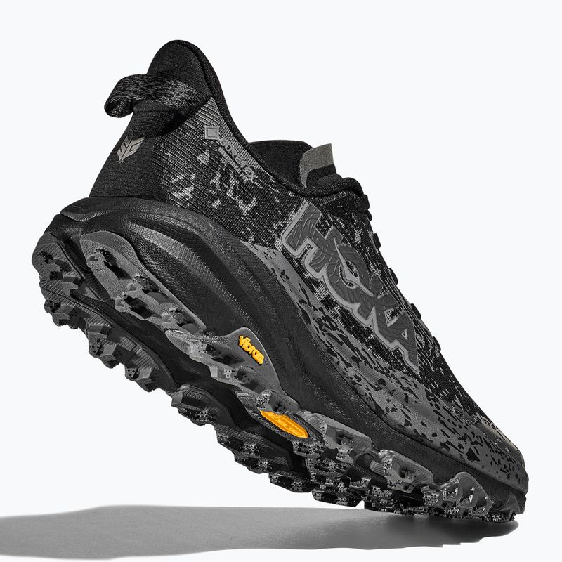 Buty do biegania damskie HOKA Speedgoat 6 GTX Wide black/black 8