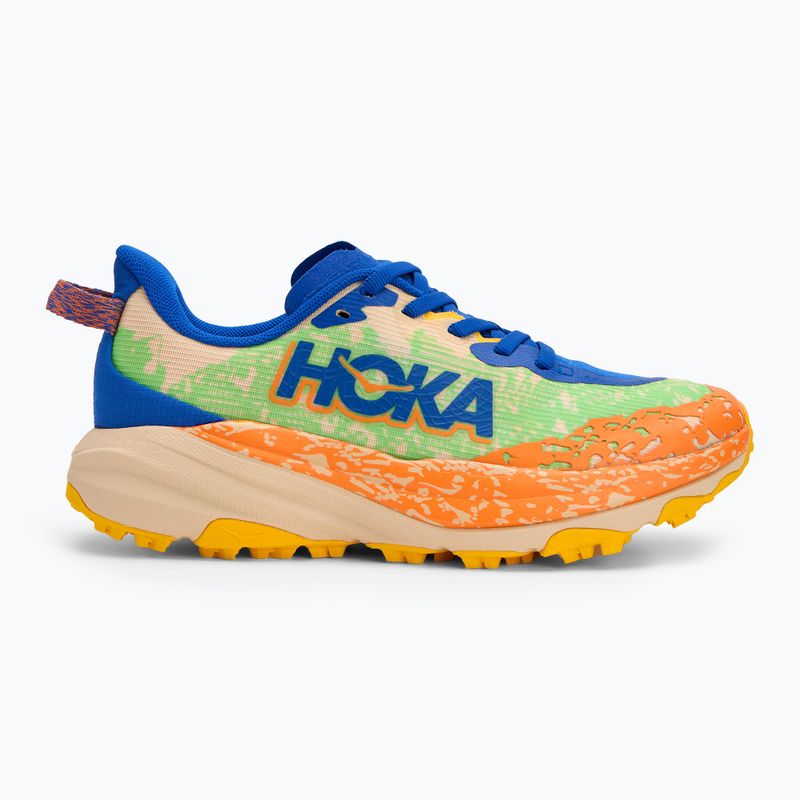 Buty do biegania dziecięce HOKA Speedgoat 6 ultramarine/electric lime 2