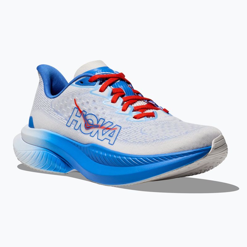 Buty do biegania męskie HOKA Mach 6 white/virtual blue 8