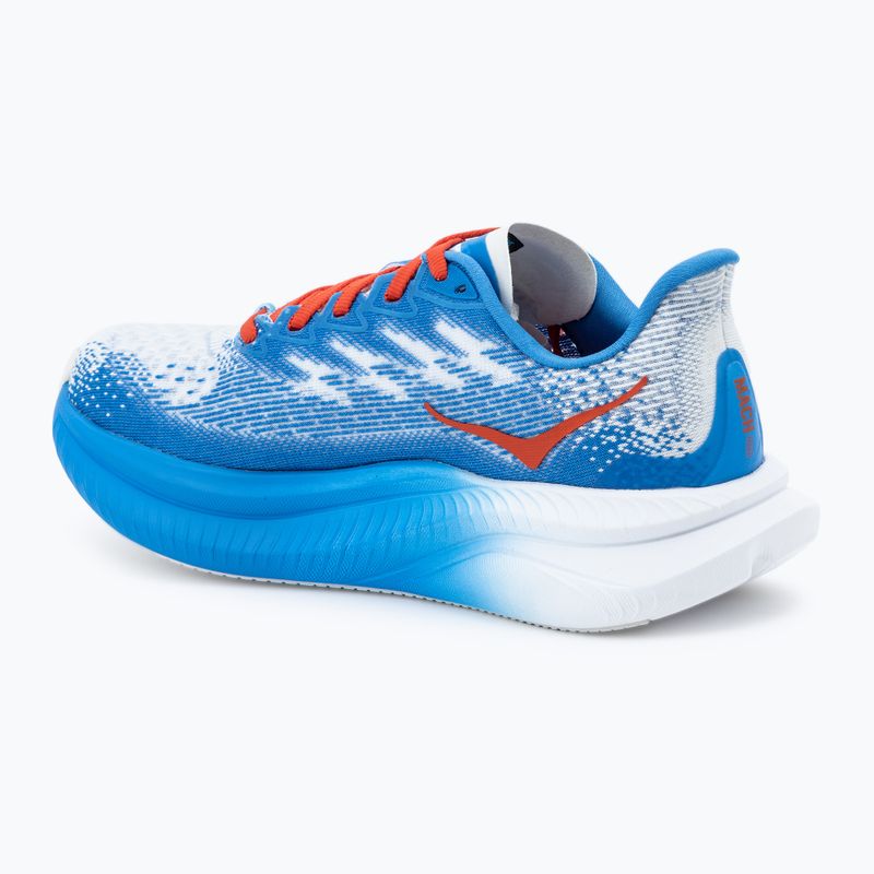 Buty do biegania damskie HOKA Mach 6 white/virtual blue 3