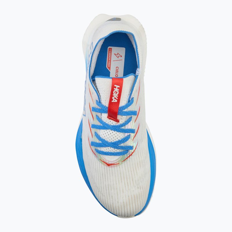 Buty do biegania HOKA Cielo X1 white/virtual blue 5