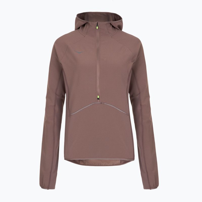 Bluza do biegania damska HOKA Sky Glow Half Zip smokey quartz 4