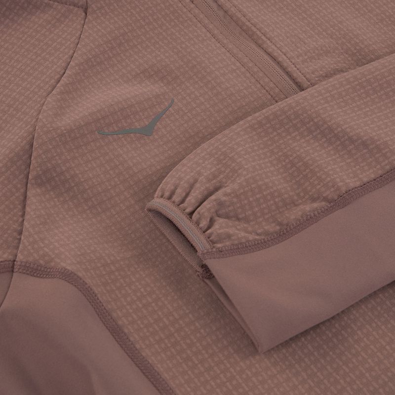 Bluza do biegania damska HOKA Sky Glow Half Zip smokey quartz 9