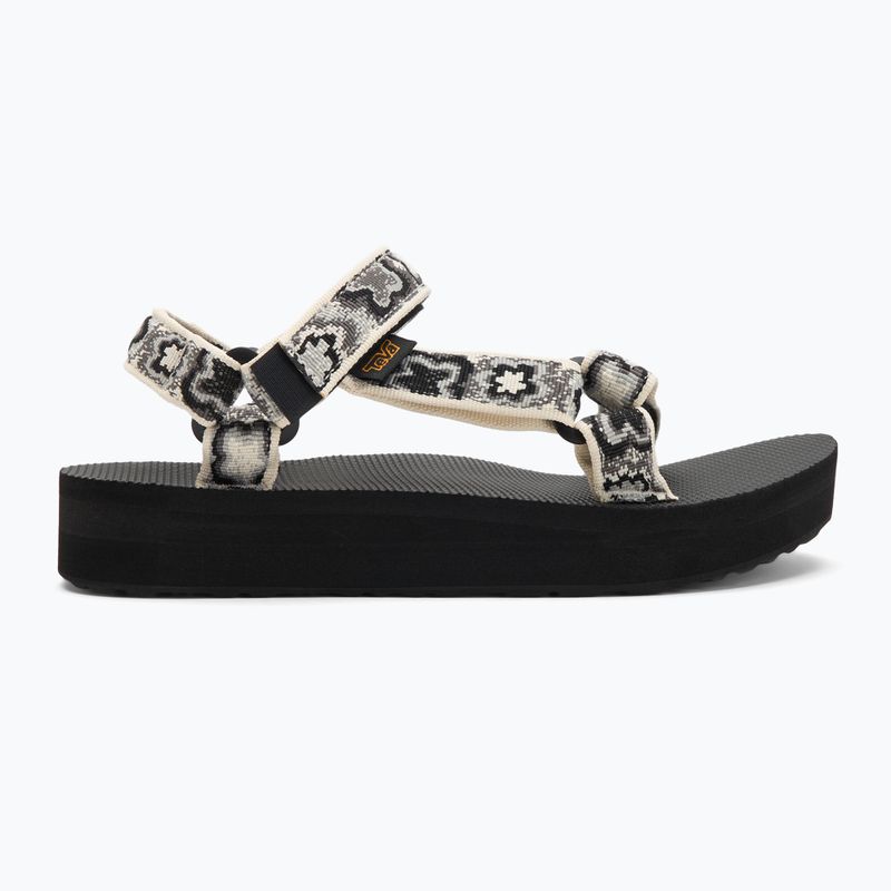 Sandały damskie Teva Midform Universal neon floral black/white 2