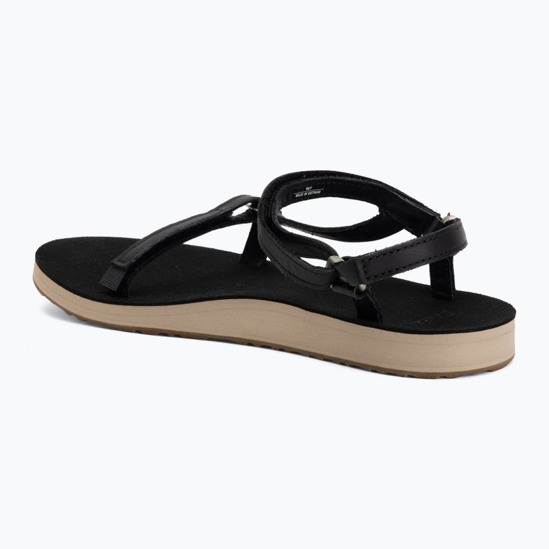 Sandały damskie Teva Original Universal Slim Leather black/tan 3