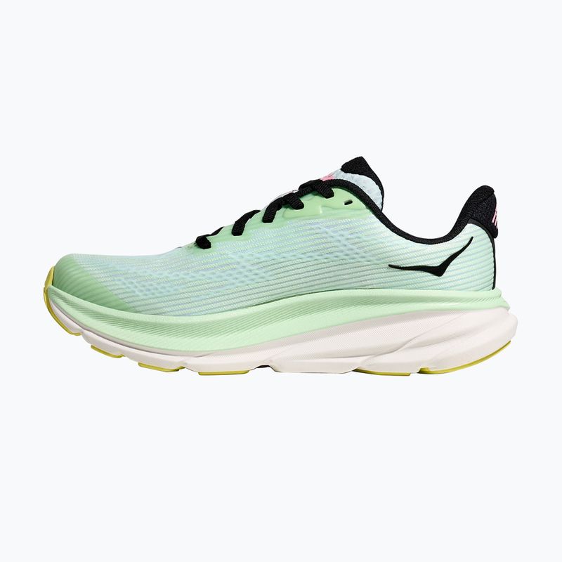 Buty do biegania dziecięce HOKA Clifton 9 mint fluorite/snow melt 3