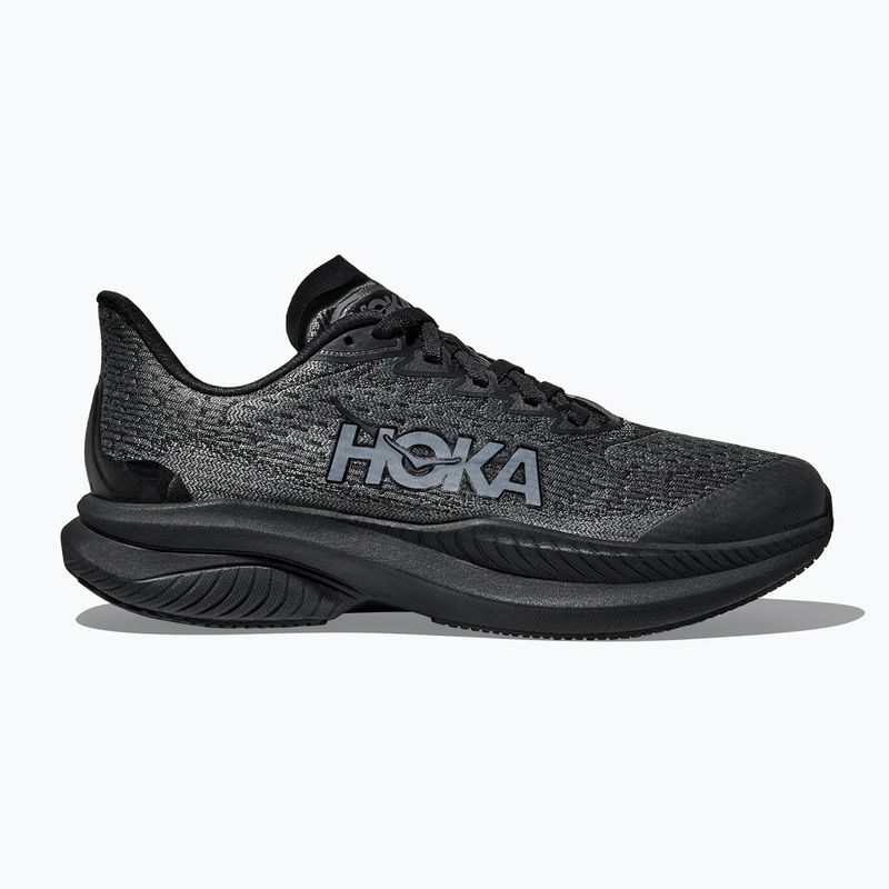 Buty do biegania dziecięce HOKA Mach 6 black/black 9