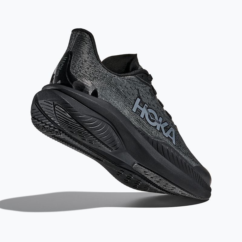 Buty do biegania dziecięce HOKA Mach 6 black/black 11