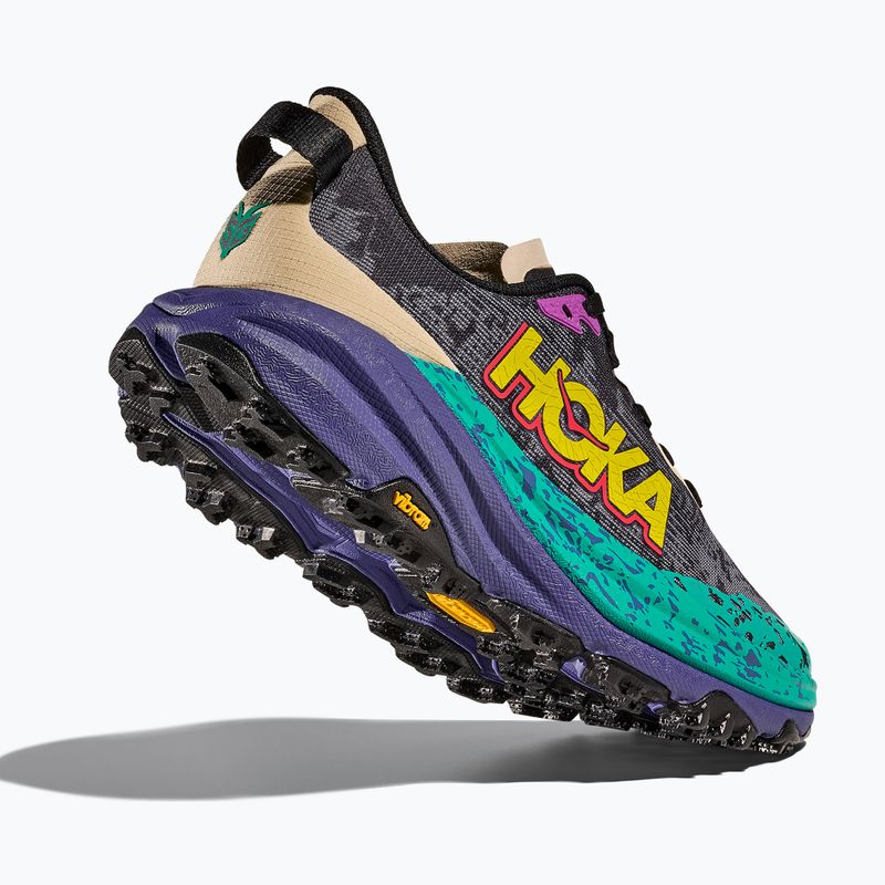 Buty do biegania damskie HOKA Speedgoat 6 oatmeal/mountain iris 5