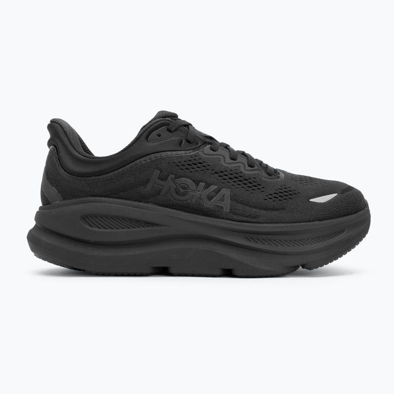 Buty do biegania męskie HOKA Bondi 9 Wide black/black 2
