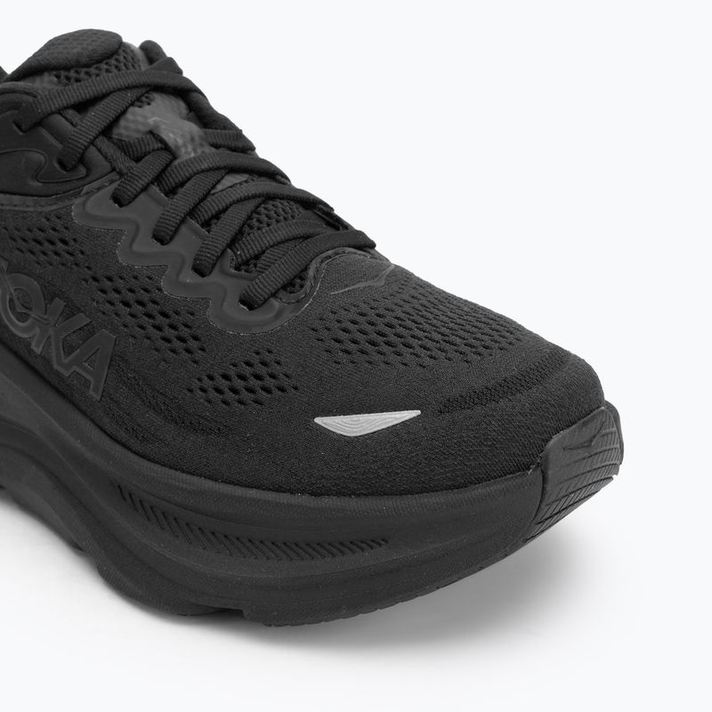 Buty do biegania męskie HOKA Bondi 9 Wide black/black 7