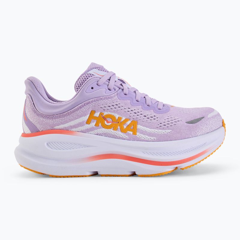 Buty do biegania damskie HOKA Bondi 9 Wide aster flower/starlight glow 2