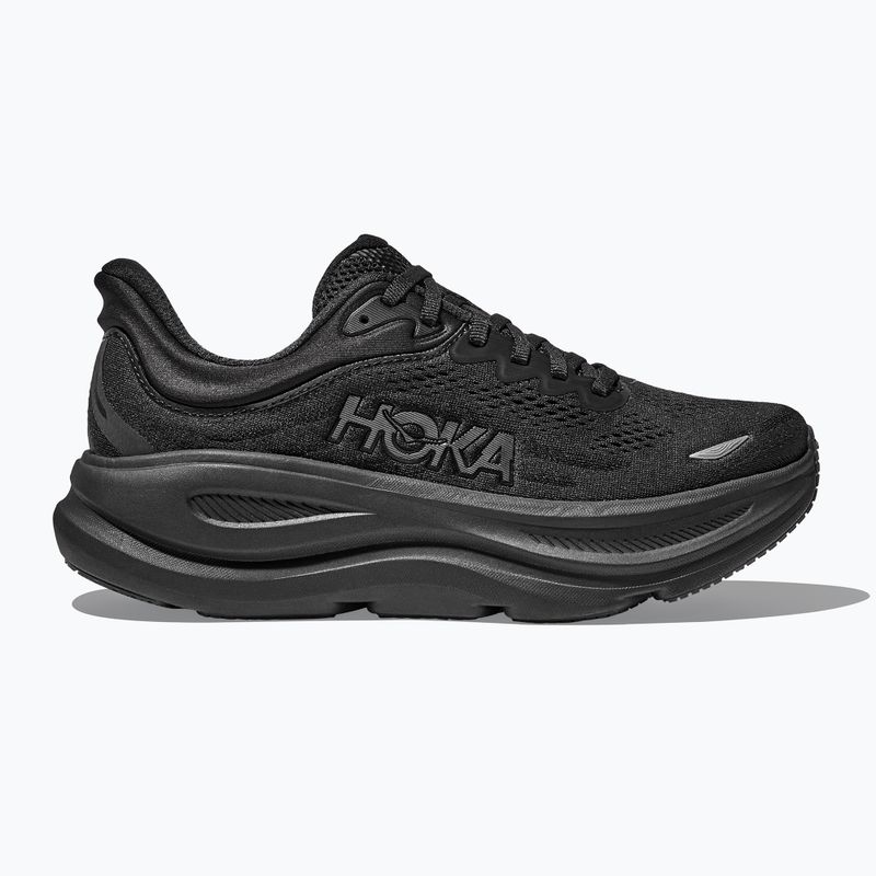Buty do biegania damskie HOKA Bondi 9 Wide black/black 2