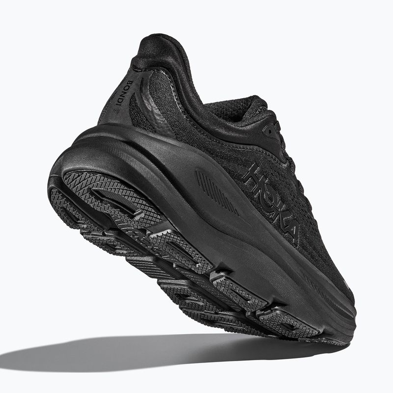 Buty do biegania damskie HOKA Bondi 9 Wide black/black 5