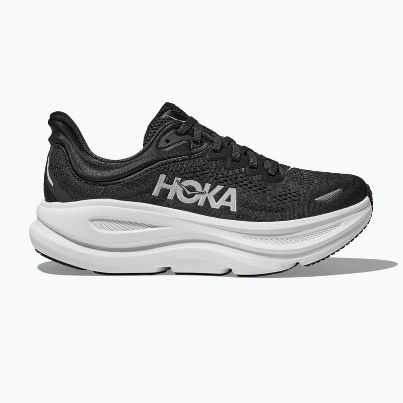 Buty do biegania damskie HOKA Bondi 9 Wide black/white 2