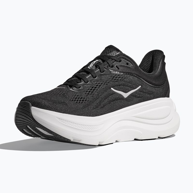 Buty do biegania damskie HOKA Bondi 9 Wide black/white 4