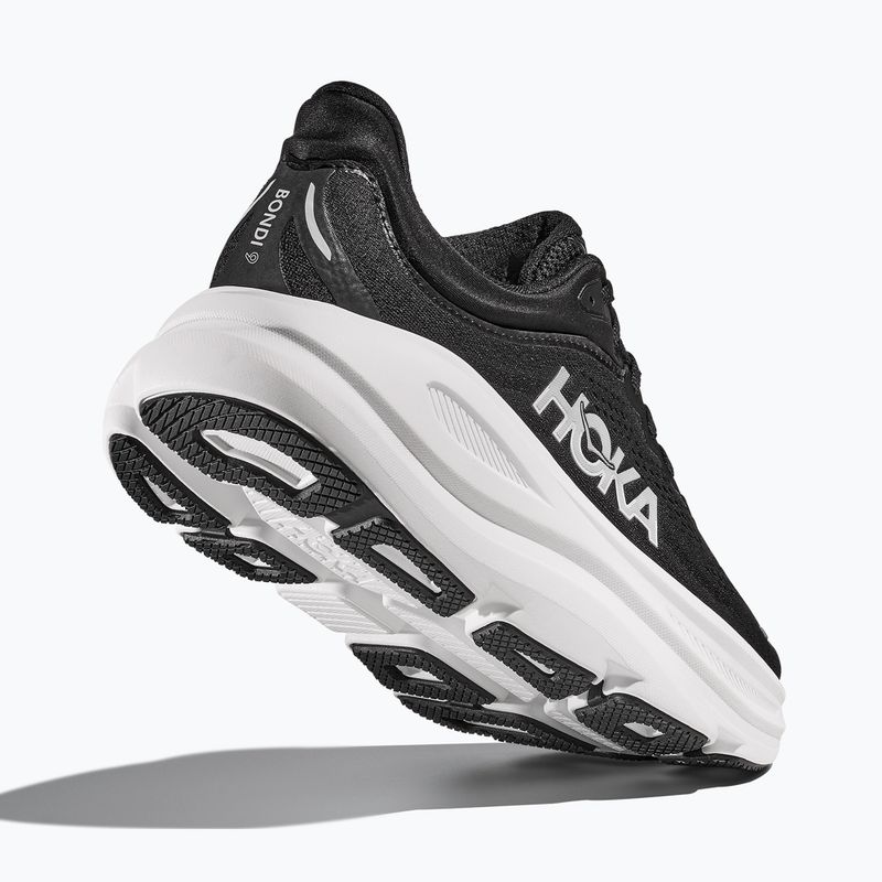 Buty do biegania damskie HOKA Bondi 9 Wide black/white 5