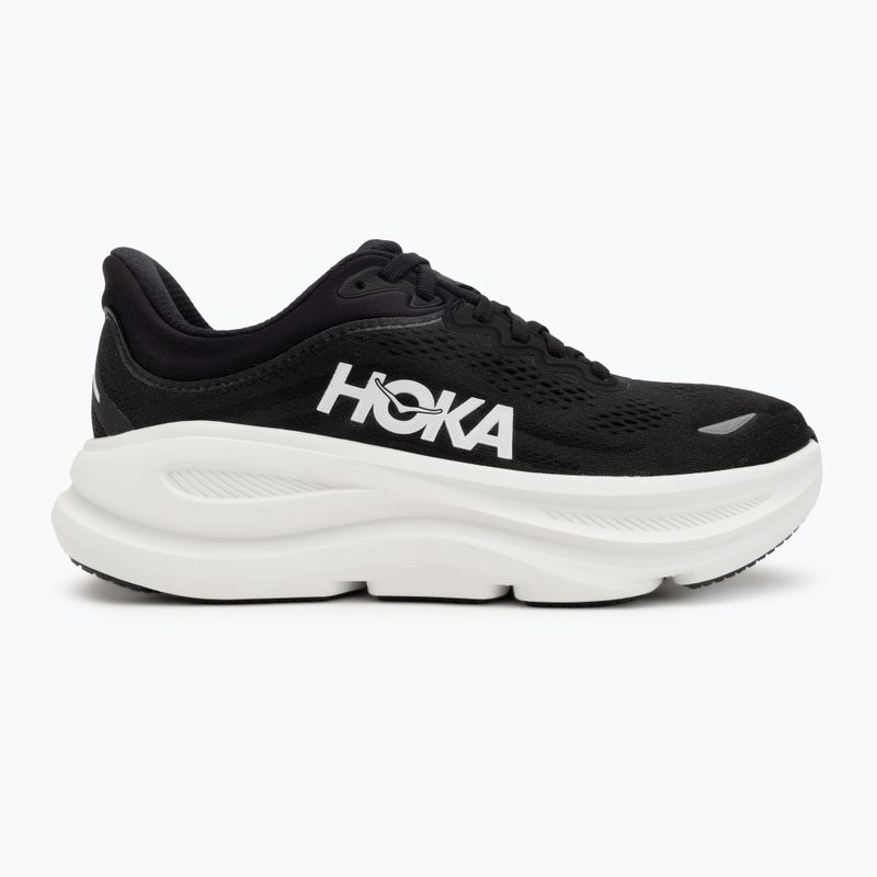 Buty do biegania damskie HOKA Bondi 9 Wide black/white 2
