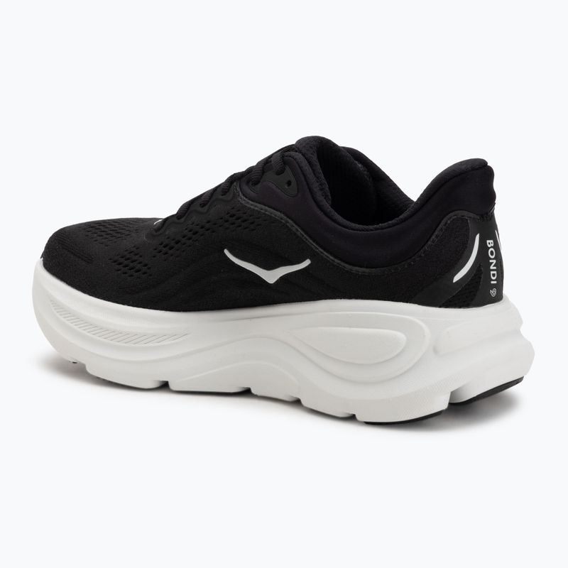 Buty do biegania damskie HOKA Bondi 9 Wide black/white 3