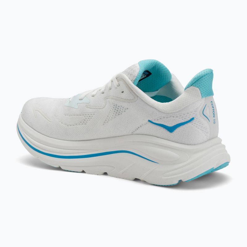 Buty do biegania męskie HOKA Clifton 10 white/skyward blue 3