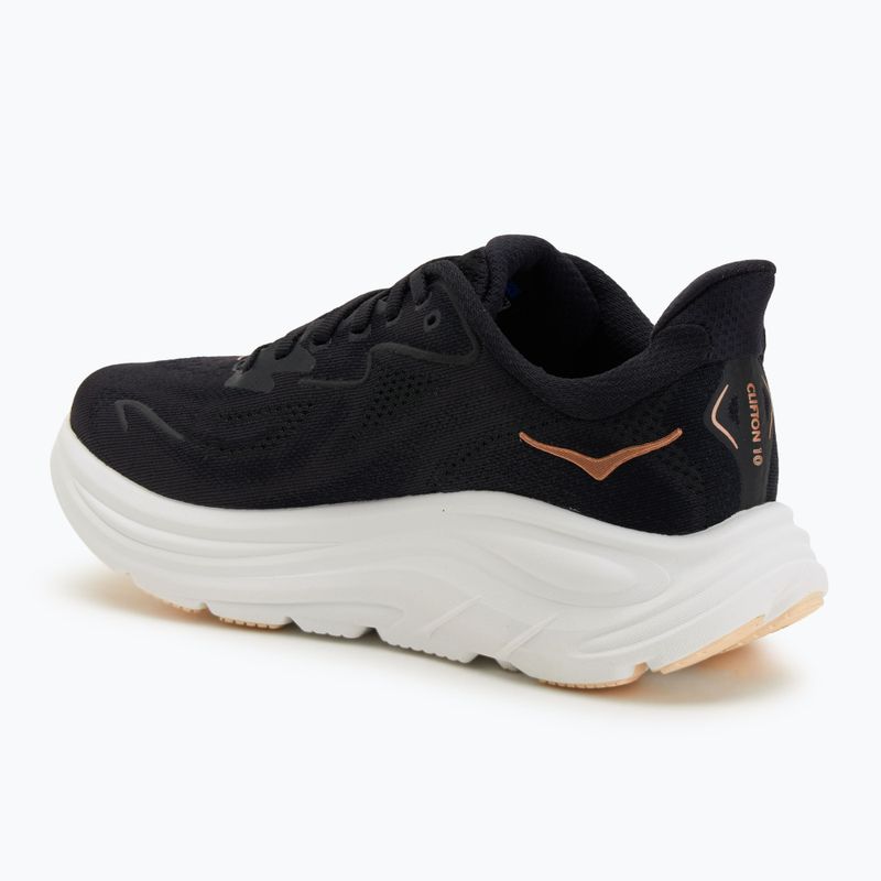 Buty do biegania damskie HOKA Clifton 10 black/rose gold 3