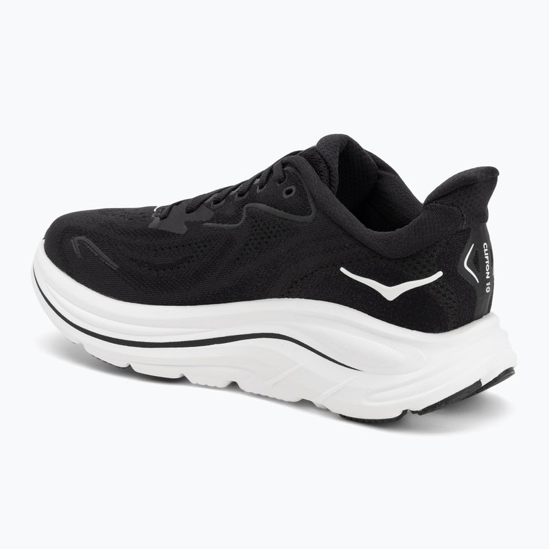 Buty do biegania damskie HOKA Clifton 10 black/white 3