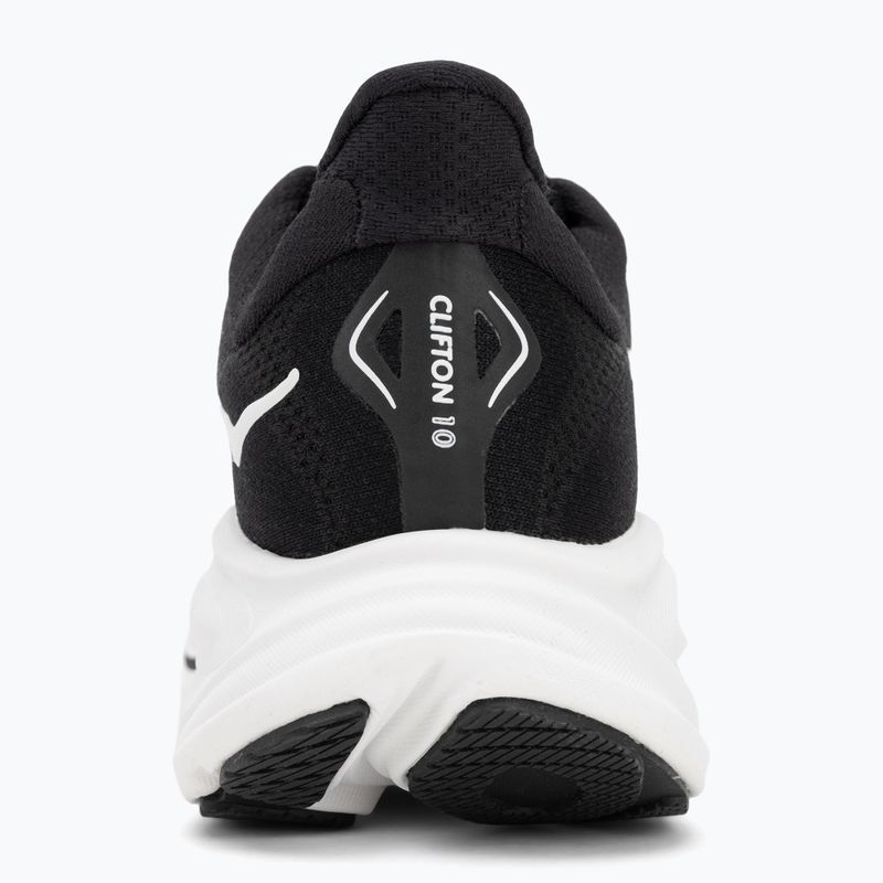 Buty do biegania damskie HOKA Clifton 10 black/white 6