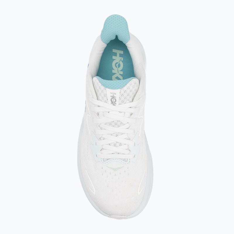 Buty do biegania damskie HOKA Clifton 10 white/cielo blue 5