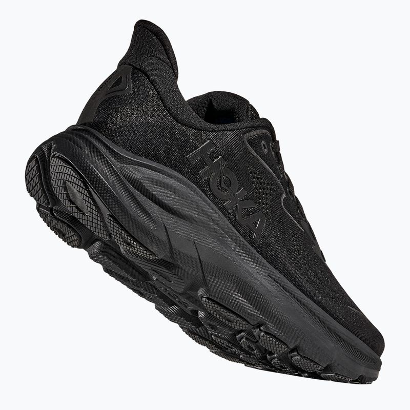 Buty do biegania męskie HOKA Clifton 10 Wide black/black 4
