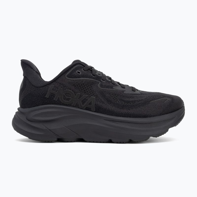 Buty do biegania męskie HOKA Clifton 10 Wide black/black 2