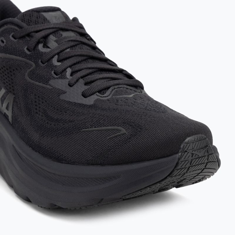 Buty do biegania męskie HOKA Clifton 10 Wide black/black 7