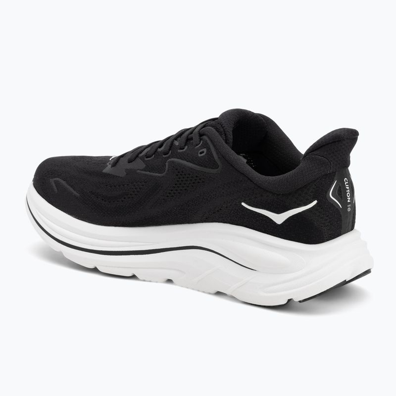 Buty do biegania męskie HOKA Clifton 10 Wide black/white 3