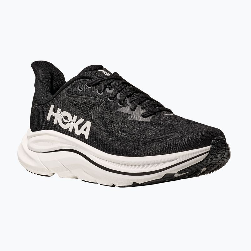 Buty do biegania damskie HOKA Clifton 10 Wide black/white