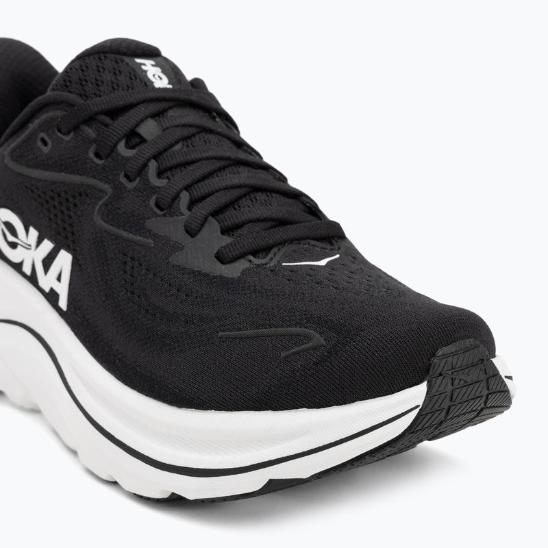 Buty do biegania damskie HOKA Clifton 10 Wide black/white 7
