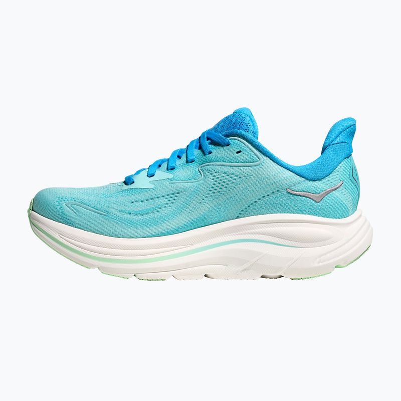 Buty do biegania damskie HOKA Clifton 10 Wide skyward blue/cielo blue 10