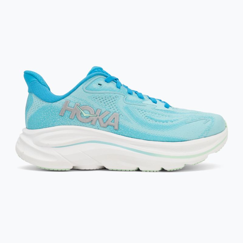 Buty do biegania damskie HOKA Clifton 10 Wide skyward blue/cielo blue 2