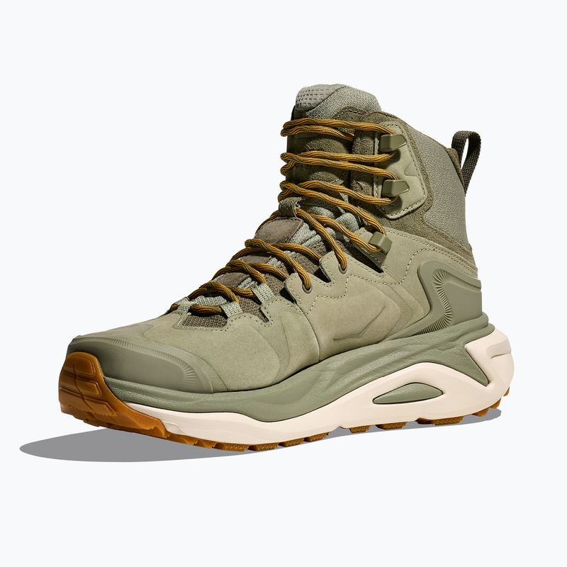 Buty turystyczne męskie HOKA Kaha 3 GTX sea moss/oat milk 4