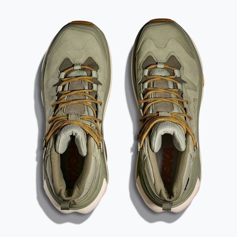 Buty turystyczne męskie HOKA Kaha 3 GTX sea moss/oat milk 8