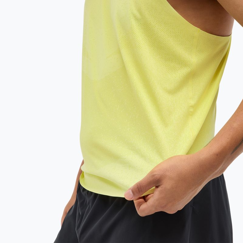 Koszulka do biegania męska HOKA Race Singlet hoka citrus 8
