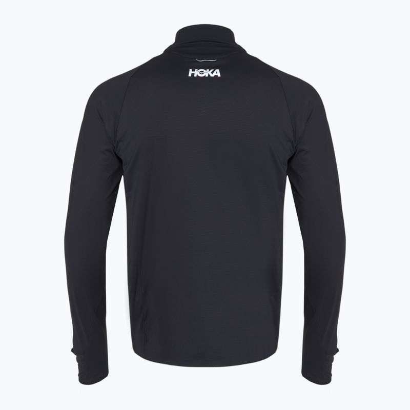 Bluza do biegania męska HOKA GlideTech Quarter Zip black 2