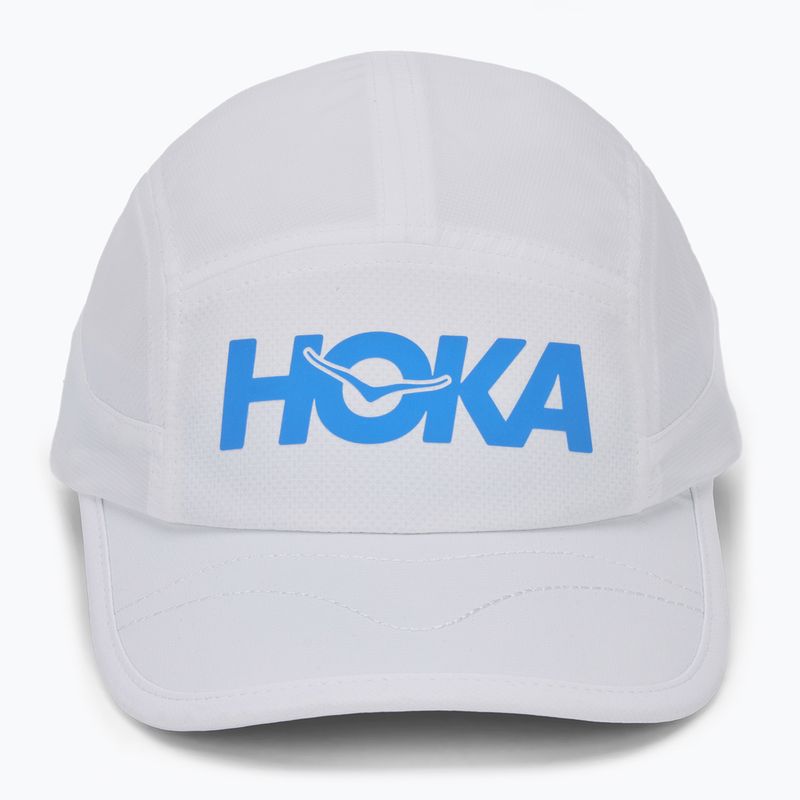 Czapka z daszkiem HOKA Run white 2