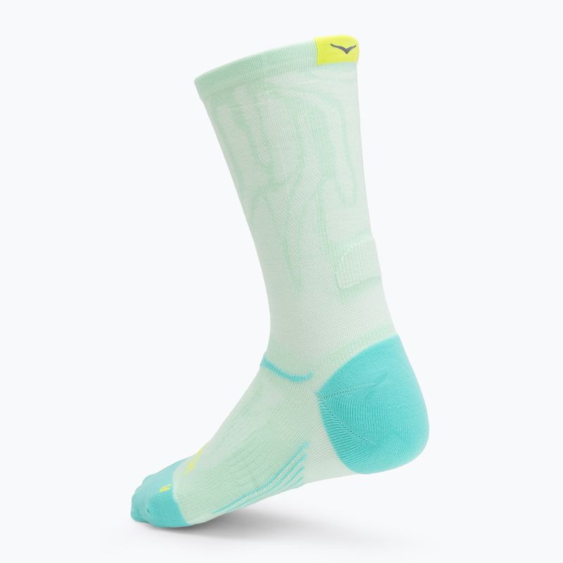 Skarpety HOKA Clifton Crew Run mint fluornite 2